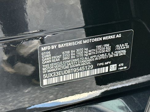 New 2026 BMW X5 M60i AWD/4WD image 25