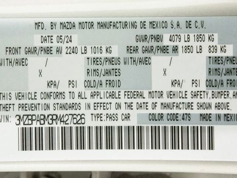 Used 2024 MAZDA MAZDA3 s image 32