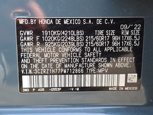 Used 2023 Honda HR-V EX-L image 35