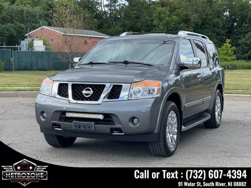 Used 2015 Nissan Armada Platinum w/ 2nd Row Captain Seat Package AWD/4WD image 3