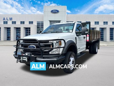 Used 2022 Ford F550 4x4 Regular Cab Super Duty w/ Power Equipment Group image 1
