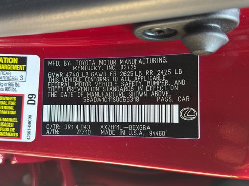 Used 2025 Lexus ES 300h F Sport FWD image 50