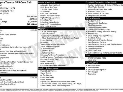 Used 2025 Toyota Tacoma SR5 image 34
