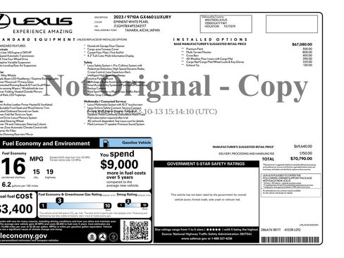 Used 2023 Lexus GX 460 Luxury w/ Accessory Package AWD/4WD image 3