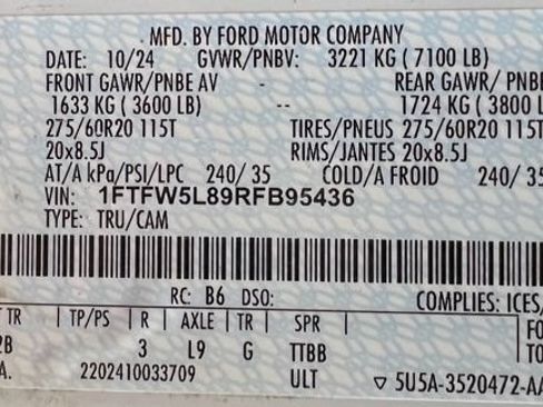 Used 2024 Ford F150 Lariat AWD/4WD image 56