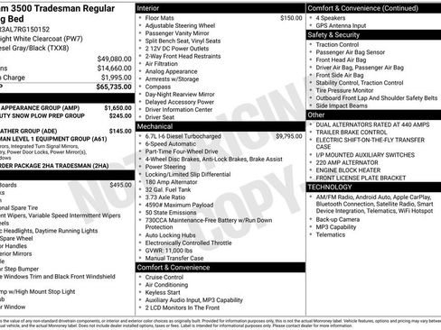 Used 2024 RAM 3500 Tradesman w/ Chrome Appearance Group AWD/4WD image 37