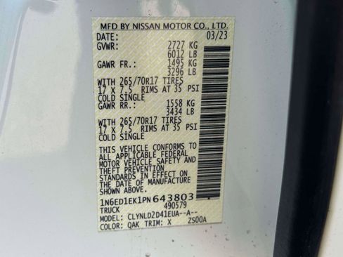 Used 2023 Nissan Frontier PRO-4X w/ Tow Package image 16