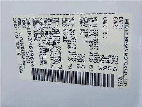 Used 2023 Nissan Frontier SV w/ Midnight Edition Package image 22