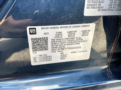 Used 2022 Chevrolet Silverado 2500 Custom w/ Custom Value Package AWD/4WD image 34