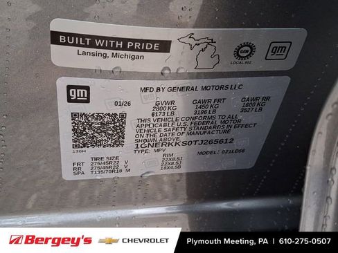 New 2026 Chevrolet Traverse High Country image 16