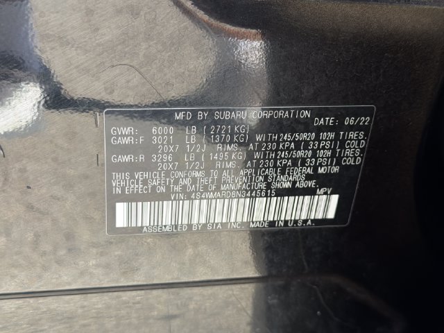 Used 2022 Subaru Ascent Touring w/ Popular Package #2A AWD/4WD image 30