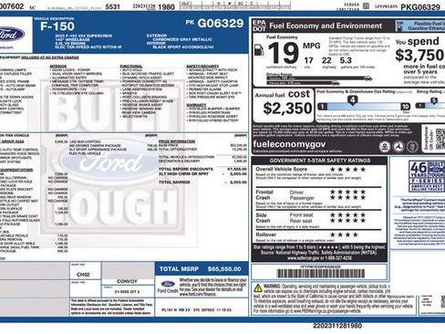 Certified 2023 Ford F150 XLT w/ Equipment Group 302A High AWD/4WD image 6