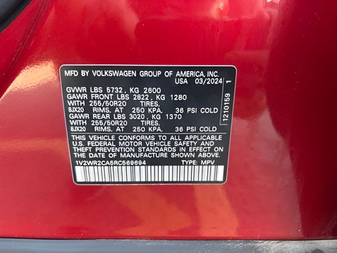 Used 2024 Volkswagen Atlas SE w/ Black Wheel Package FWD image 26