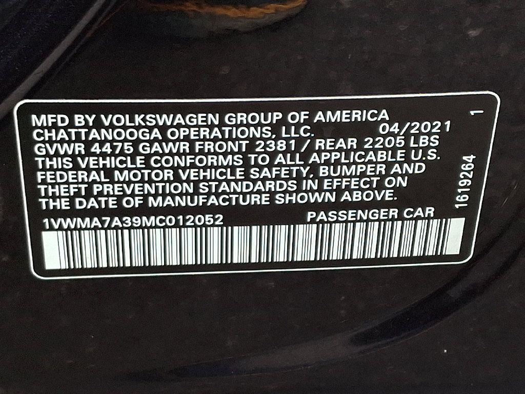 Used 2021 Volkswagen Passat 2.0T R-Line FWD image 27