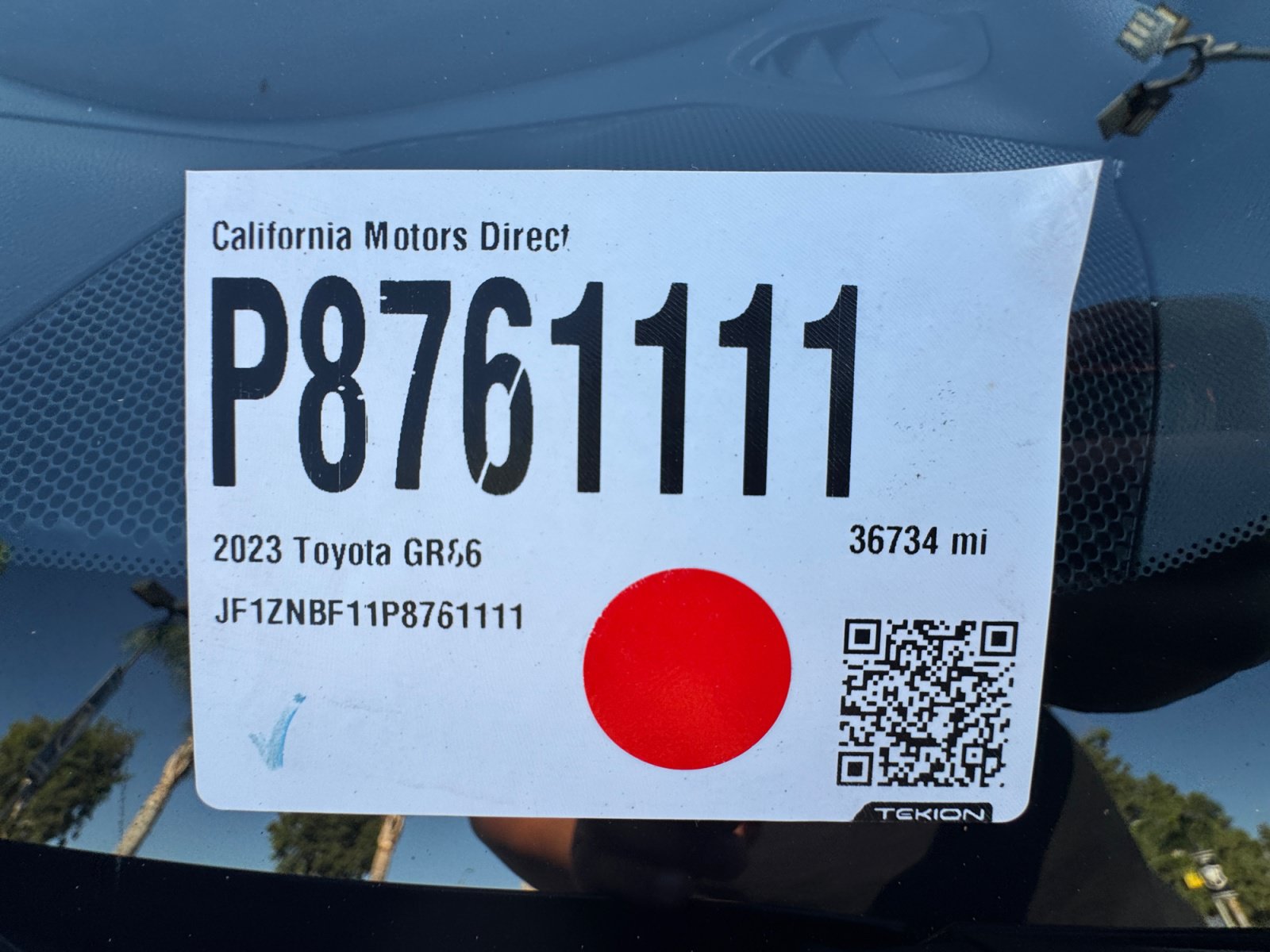 Used 2023 Toyota GR86 Premium w/ ALL Weather Mat Package (TMS) RWD image 23