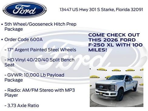 New 2026 Ford F250 XL w/ STX Appearance Package image 20