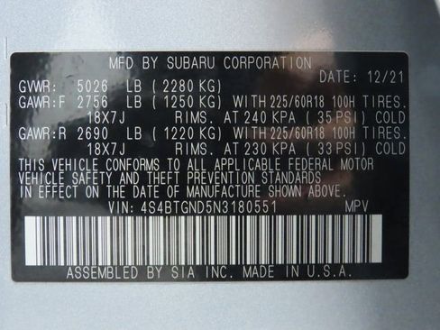 Used 2022 Subaru Outback Limited XT w/ Tech Package 2 image 36