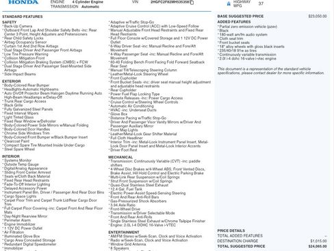 Used 2021 Honda Civic Sport image 2