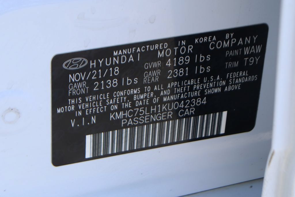 Used 2019 Hyundai Ioniq Electric FWD image 46