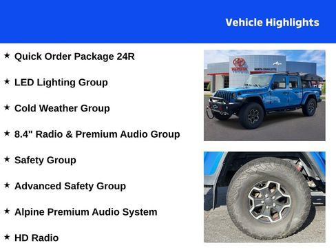 Used 2020 Jeep Gladiator Rubicon AWD/4WD image 4