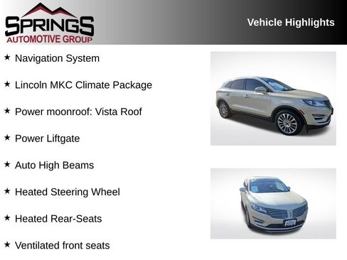 Used 2018 Lincoln MKC Reserve w/ Lincoln MKC Climate Package image 2