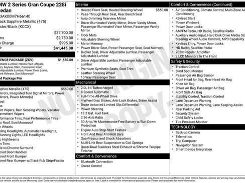 Used 2021 BMW 228i xDrive Gran Coupe w/ Convenience Package image 43