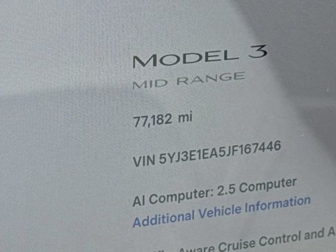 Used 2018 Tesla Model 3 Mid Range RWD image 8