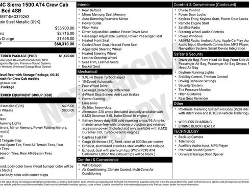 Used 2021 GMC Sierra 1500 AT4 w/ AT4 Preferred Package image 12