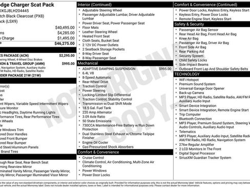 Used 2020 Dodge Charger Scat Pack w/ Dynamics Package RWD image 17