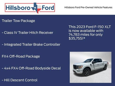 Certified 2023 Ford F150 XLT w/ Equipment Group 302A High AWD/4WD image 13