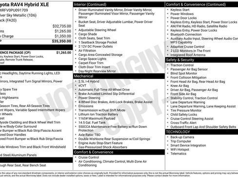 Used 2023 Toyota RAV4 XLE w/ Convenience Package image 6