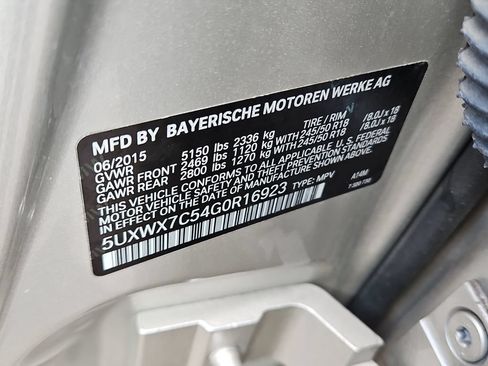 Used 2016 BMW X3 xDrive35i AWD/4WD image 30