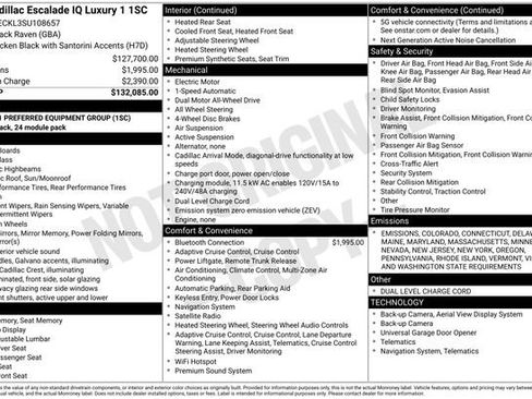 New 2025 Cadillac Escalade IQ Luxury 1 image 19