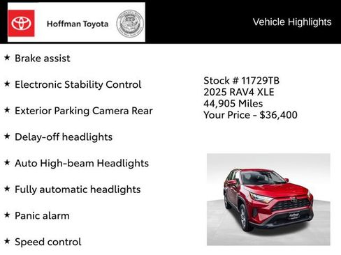 Used 2025 Toyota RAV4 XLE AWD/4WD image 36