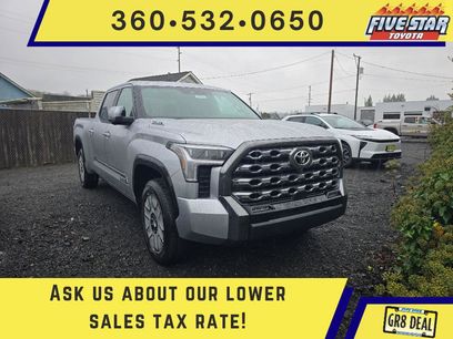 New 2026 Toyota Tundra Platinum