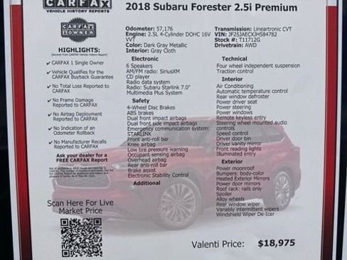 Used 2018 Subaru Forester 2.5i Premium w/ All-Weather Package AWD/4WD image 42