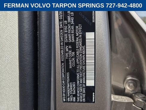 New 2026 Volvo XC90 B6 Ultra w/ Protection Package Premier AWD/4WD image 22
