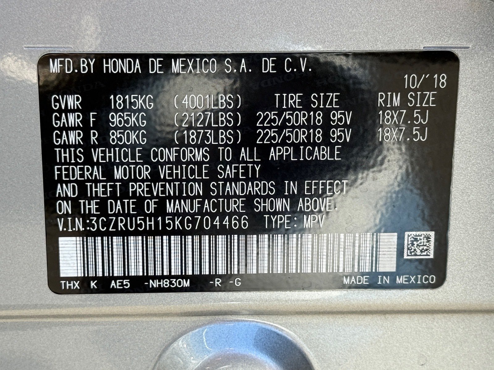 Used 2019 Honda HR-V Sport image 41