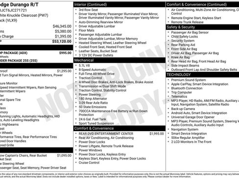Used 2018 Dodge Durango R/T w/ Blacktop Package AWD/4WD image 5