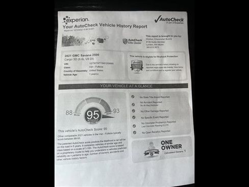 Used 2021 GMC Savana 2500 w/ Driver Convenience Package image 13