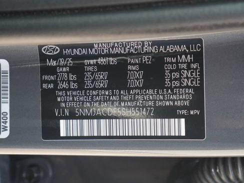 Used 2025 Hyundai Tucson SE AWD/4WD image 24