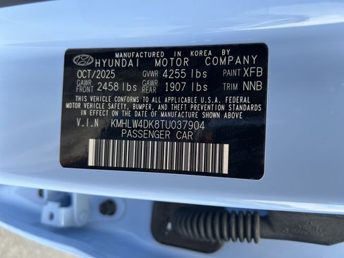 New 2026 Hyundai Elantra N FWD image 35