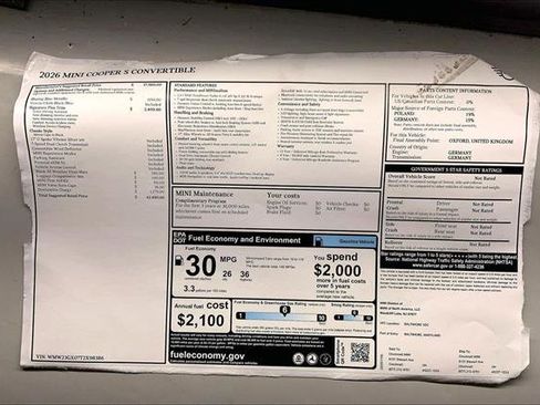 New 2026 MINI Cooper S image 12