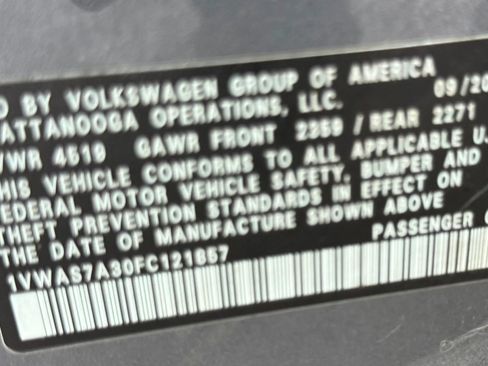 Used 2015 Volkswagen Passat 1.8T Limited Edition FWD image 15