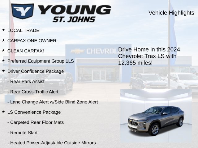 Certified 2024 Chevrolet Trax LS w/ LS Convenience Package FWD image 5