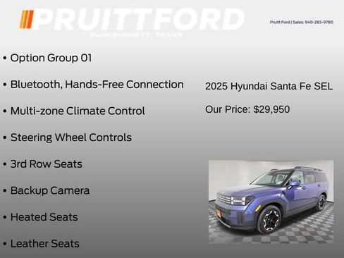 Used 2025 Hyundai Santa Fe SEL FWD image 7
