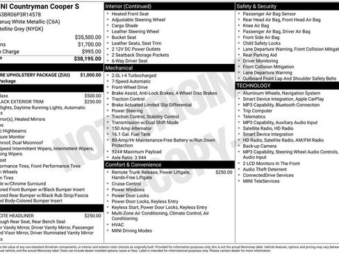 Certified 2023 MINI Cooper Countryman S w/ Signature Upholstery Package image 12