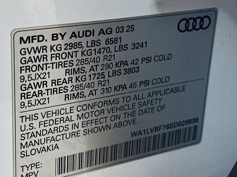 Used 2025 Audi Q7 3.0T Premium Plus w/ Premium Plus Package AWD/4WD image 50