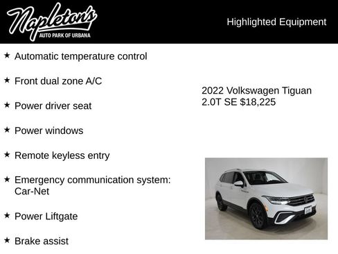 Used 2022 Volkswagen Tiguan SE AWD/4WD image 15