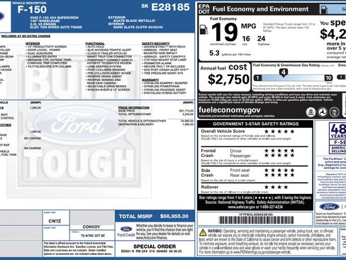 Used 2025 Ford F150 XLT w/ Equipment Group 301A Standard image 5